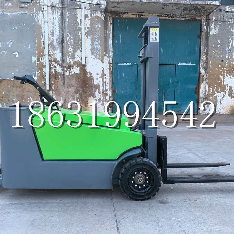 芝罘区小型电动叉车1吨2吨步行站驾式电瓶堆高充电装卸车液压升降车铲车